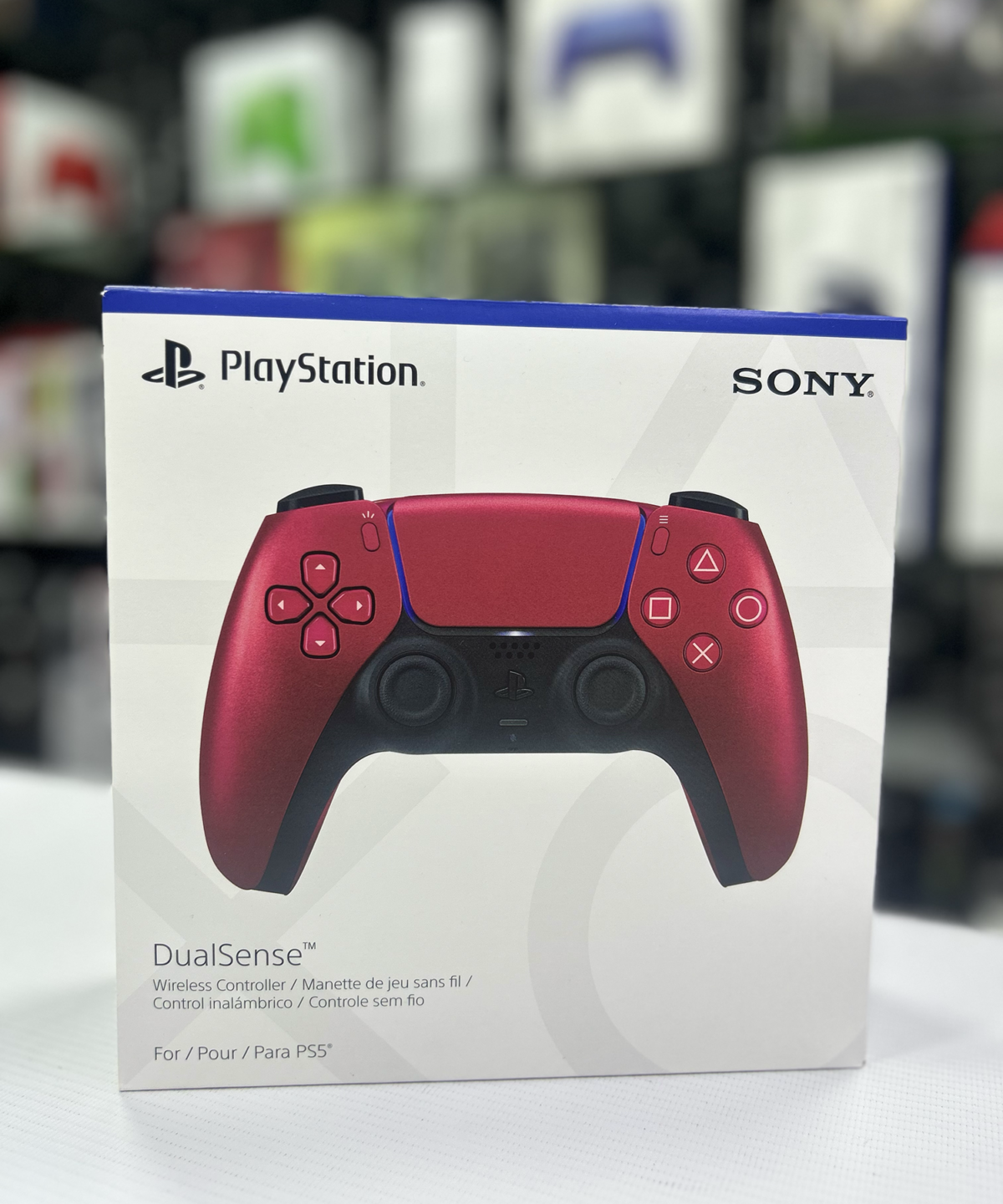 Control Ps5 inalámbrico DualSense Rojo Volcán