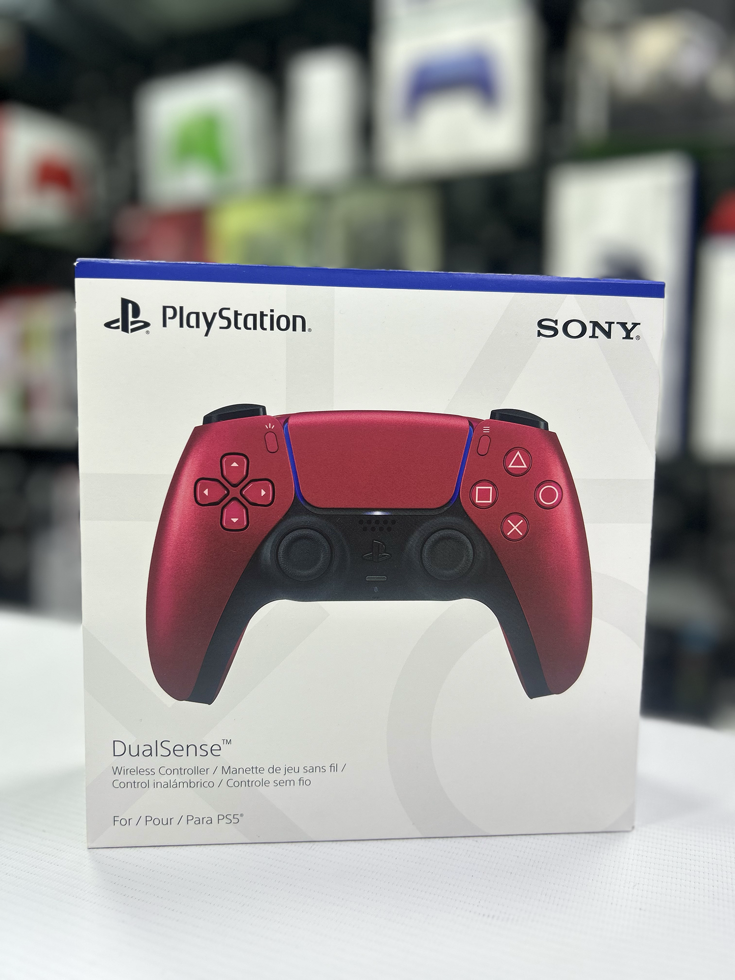 Control Ps5 inalámbrico DualSense Rojo Volcán