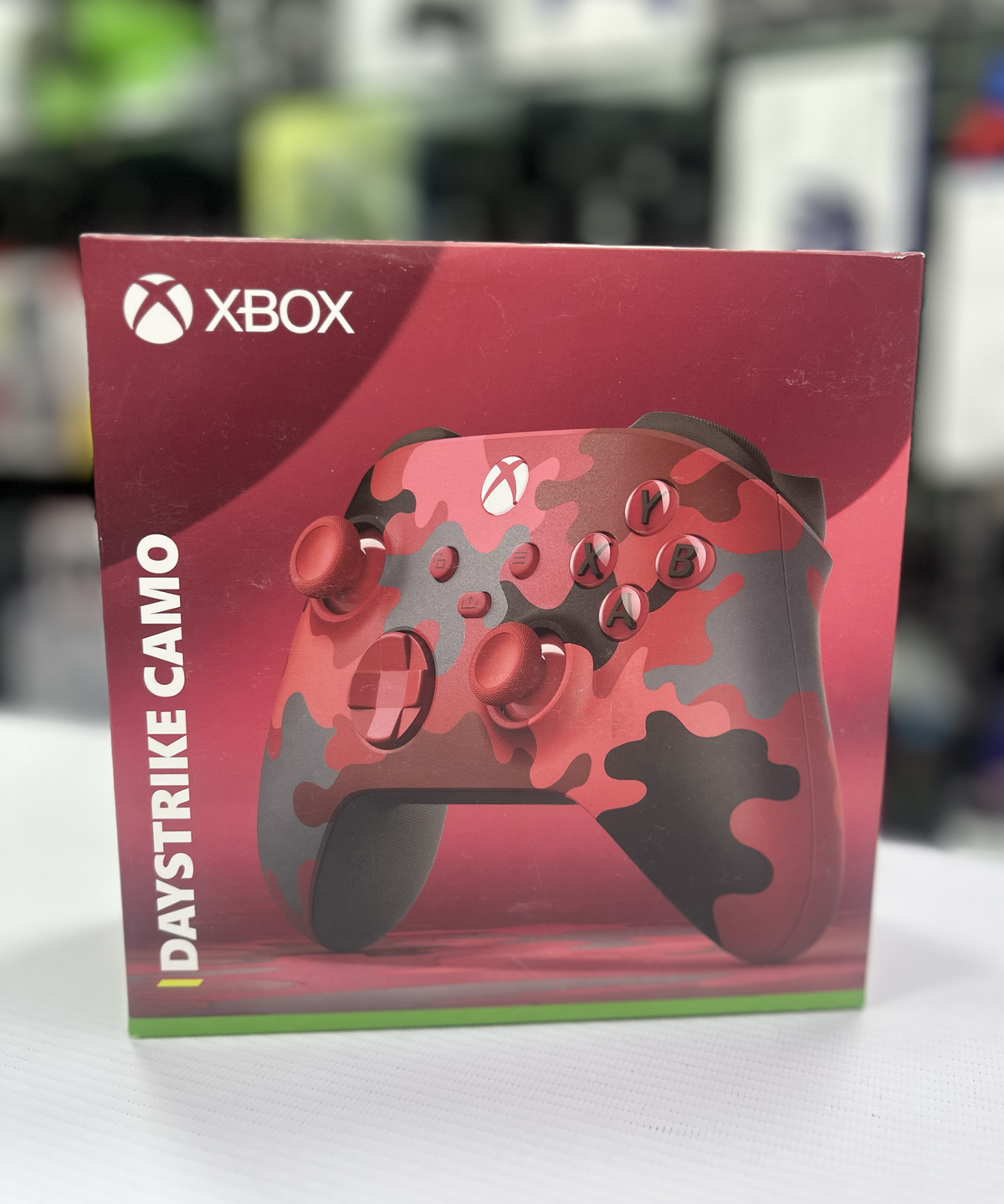 Control xbox one series S/X camuflado Rojo