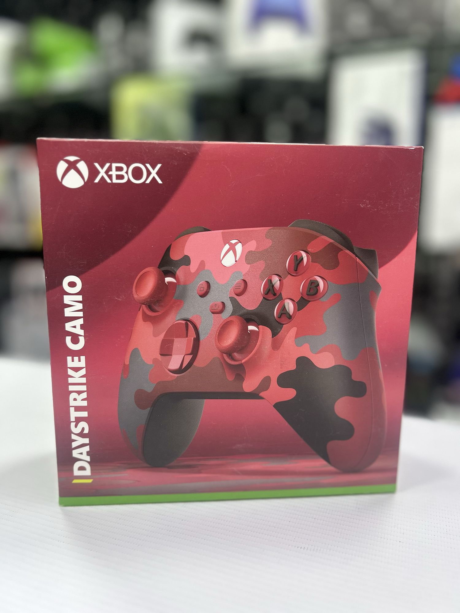 Control xbox one series S/X camuflado Rojo